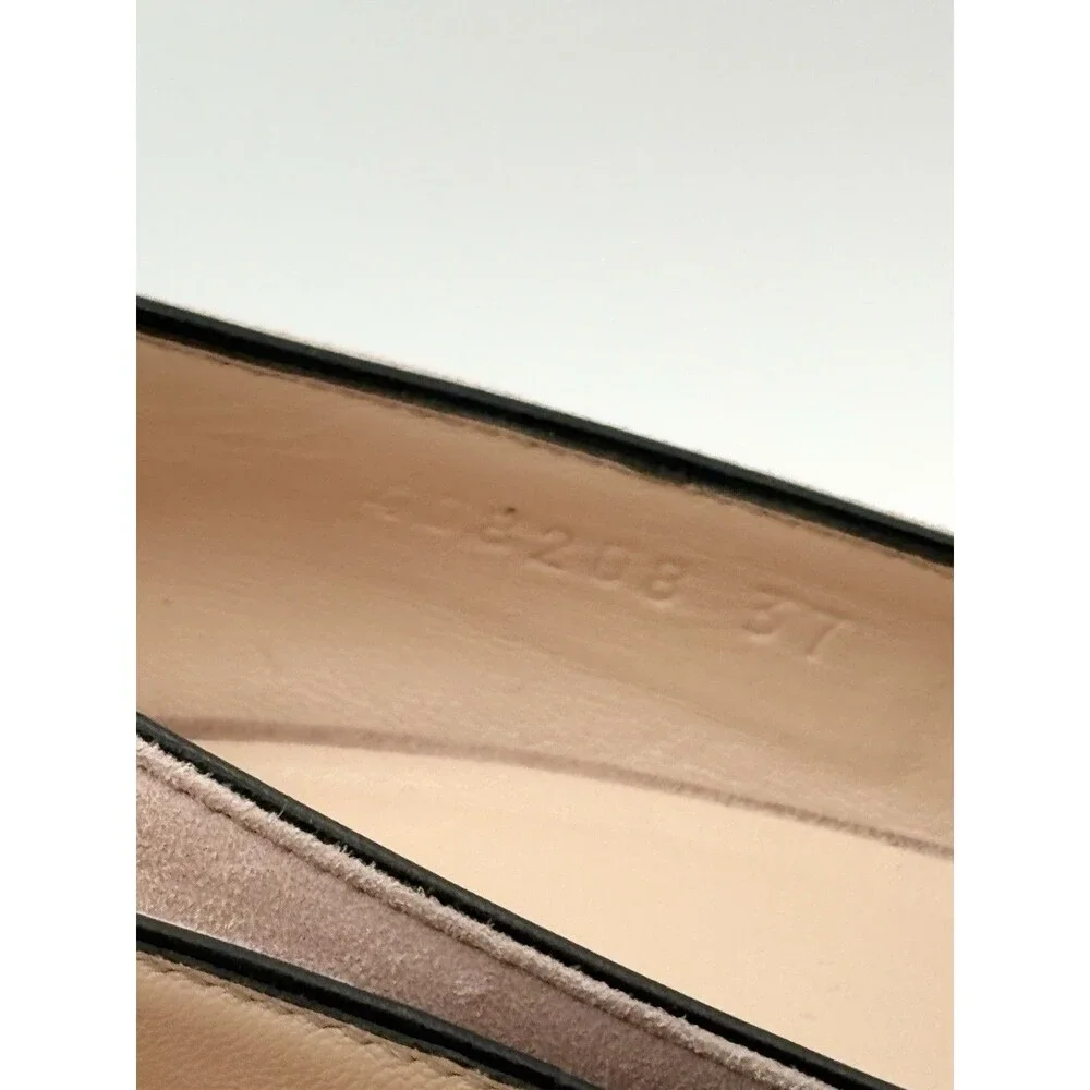 Gucci pink suede